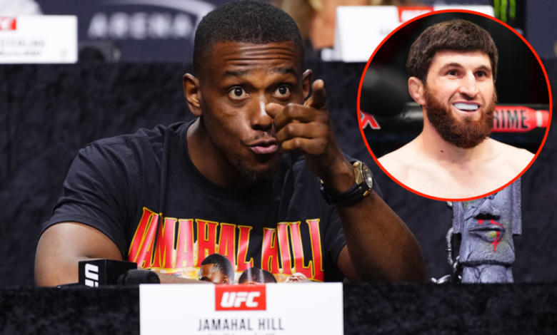 ‘You’re light work for me’… Jamahal Hill rips into ‘clout chaser’ Magomed Ankalaev and claims he will step in to fight him