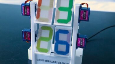 Lenticular Clock