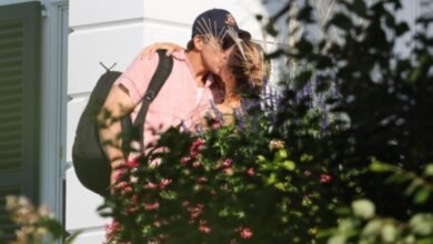 Blake Lively kisses Ryan Reynolds at Taylor Swift’s mansion in first sighting of actress amid ‘It Ends With Us’ drama