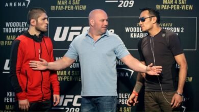 Khabib Nurmagomedov claims Tony Ferguson’s only chance to beat him was by a “lucky punch”