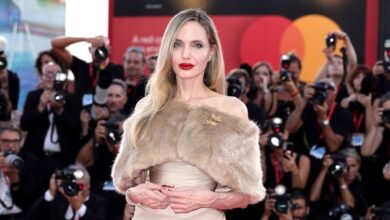 Angelina Jolie’s Bold Fashion Choice in the Brutal Venice Heat: A Faux Fur Stole at ‘Maria’ Premiere