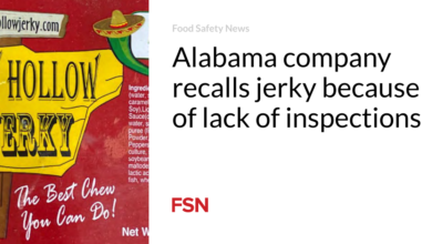 Alabama company recalls jerky because of lack of inspections