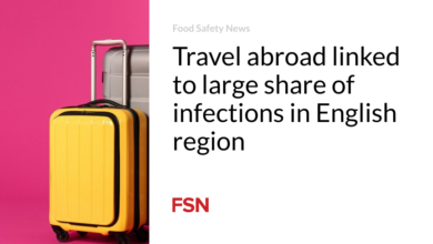 Travel abroad linked to large share of infections in English region