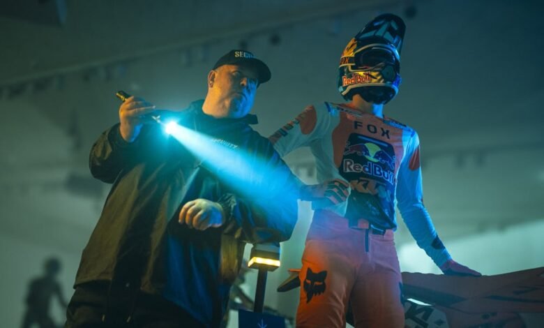 Watch: Night at the KTM Museum with Manuel Lettenbichler