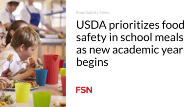 USDA prioritizes food safety in school meals as new academic year begins