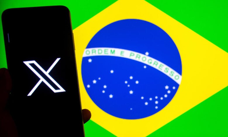 X is temporarily back online for some people in Brazil