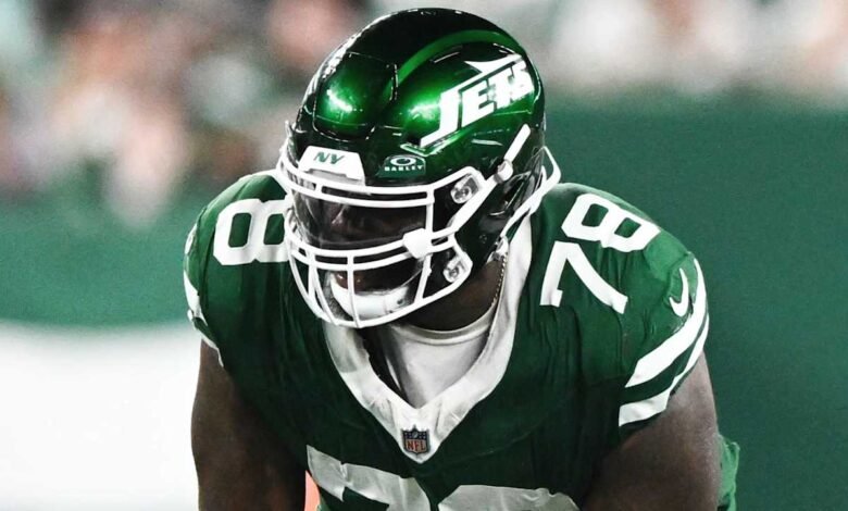 Jets’ Morgan Moses suffered MCL sprain, bone bruise vs. Patriots; RT expected to miss 2-4 weeks                          Sep 21, 2024