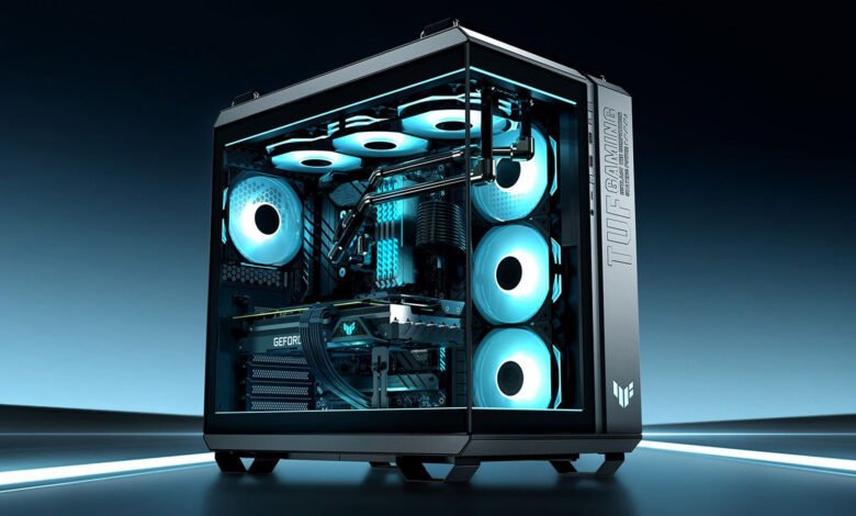 New Asus TUF dual-chamber PC case looks big and swanky