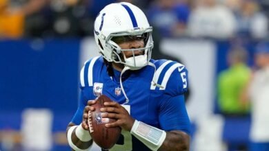 Colts QB Anthony Richardson (oblique) game-time decision vs. Titans; RB Jonathan Taylor ruled out                          Oct 11, 2024