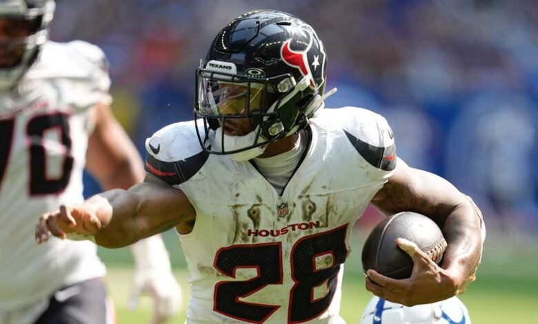 Injury roundup: Texans RB Joe Mixon (ankle) expected to return to lineup Sunday against Patriots                          Oct 13, 2024