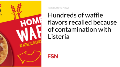 Hundreds of waffle flavors recalled because of contamination with Listeria