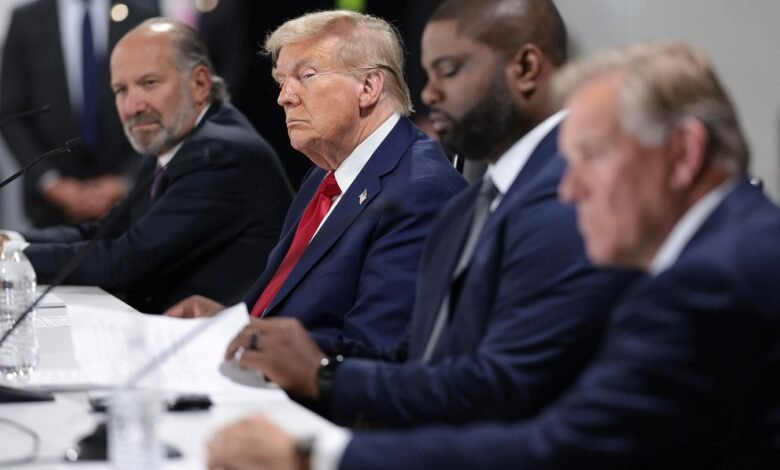 Trump Seemingly Falls Asleep At Michigan Campaign Event