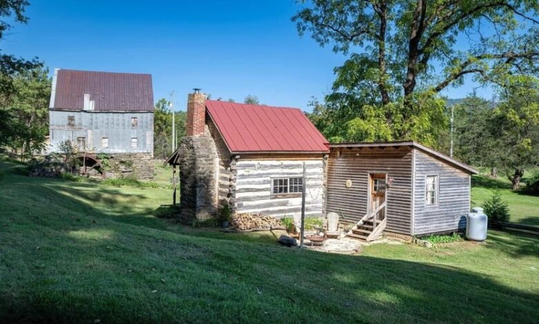 Tiny 793-Square-Foot Cabin Built in 1847 Hits the Market for $255K—Complete With Its Own Historic Water Mill