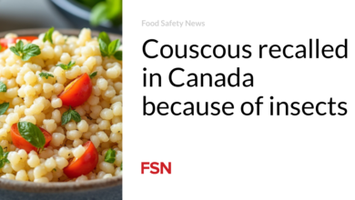 Couscous recalled in Canada because of insects