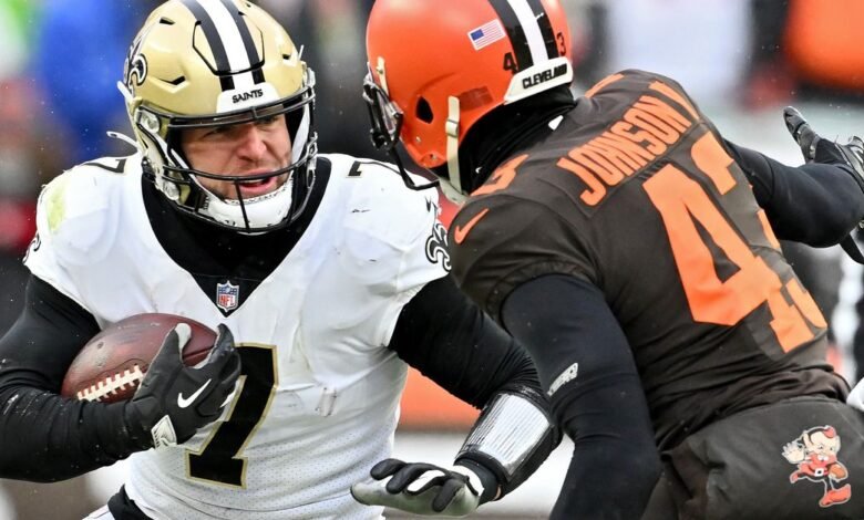 Saints march into Week 11 as 2.5-point favorites vs. the Browns