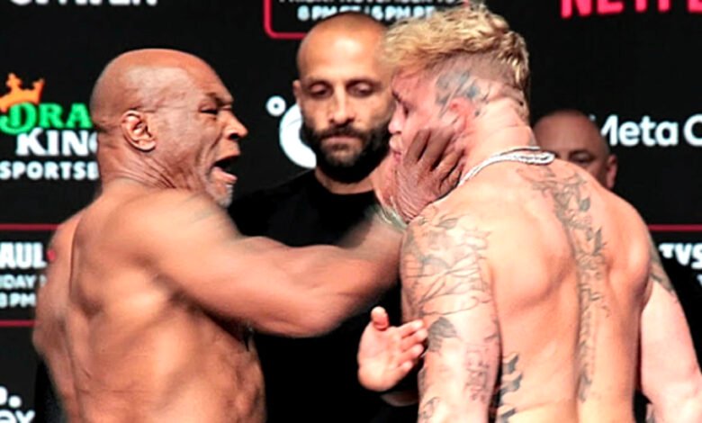 Mike Tyson slaps Jake Paul at weigh-in | Video