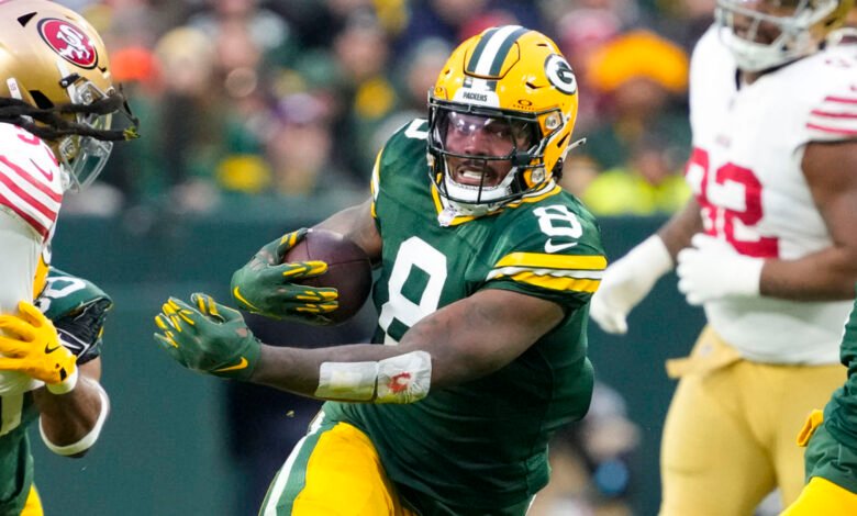 Packers rout 49ers behind Josh Jacobs’ three rushing TDs