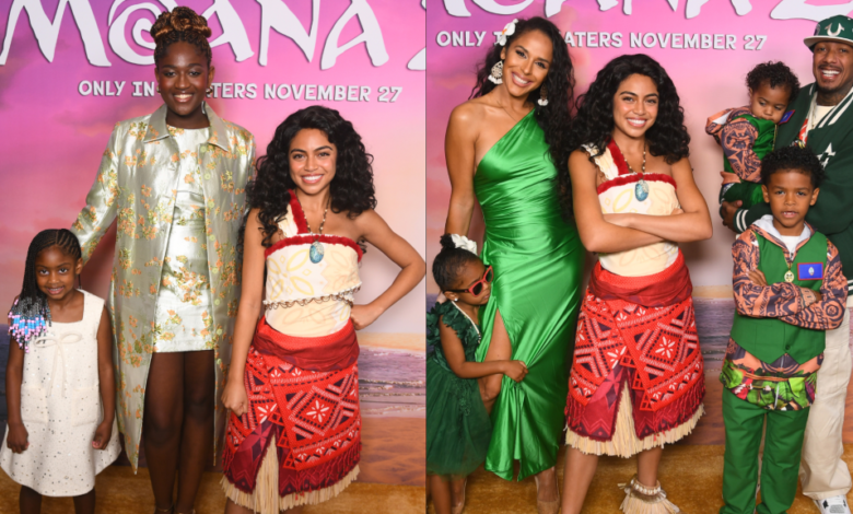 Zaya Wade, Nick Cannon, And More Came Out To Play At ‘Moana 2’ Los Angeles Premiere