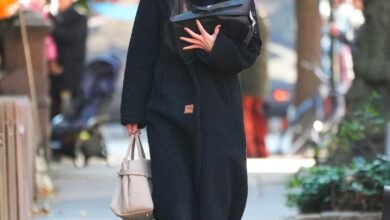 Katie Holmes Lets Minimalism and Comfort Rule Her Off-Duty Look