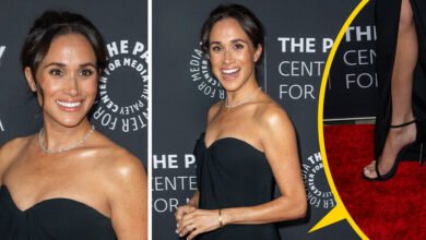 Meghan Markle Stuns in a Strapless Gown, but One Curious Detail Leaves Fans Confused