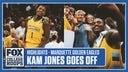 Kam Jones drops 32 points in Marquette’s 88-74 win over Wisconsin | FOX Hoops Player Highlight