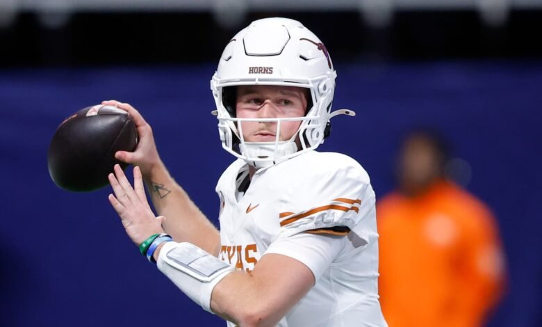 Texas’ Quinn Ewers ‘Not Sure’ About His CFB Future amid 2025 NFL Draft Rumors