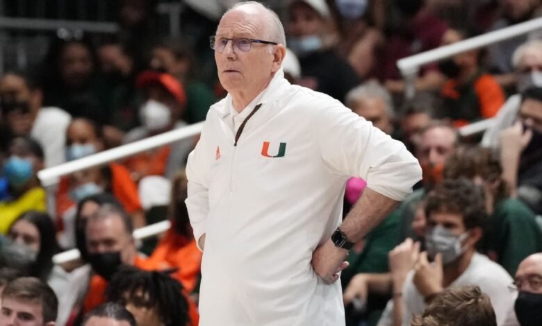 ‘Exhausted’ Larranaga steps down as Miami coach