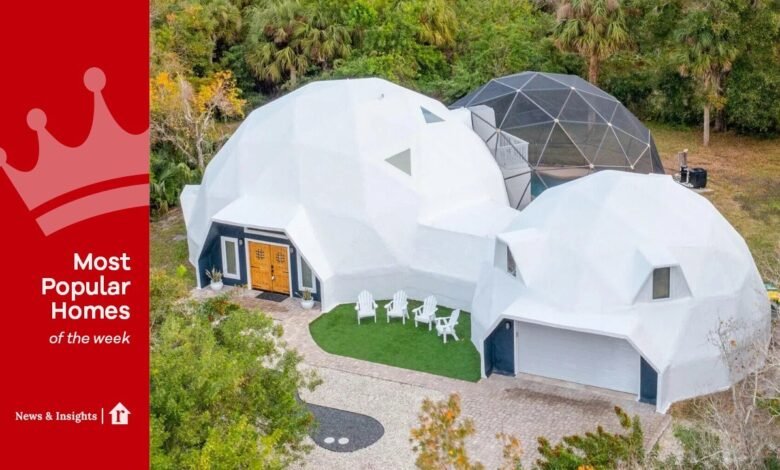 Hurricane-Proof $600K Dome Home on Florida’s Space Coast Rockets to the Top of Most Popular Homes List