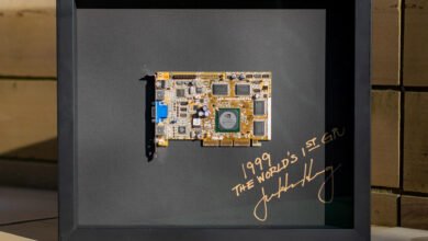 Nvidia is giving away classic GPUs, framed and signed by the CEO