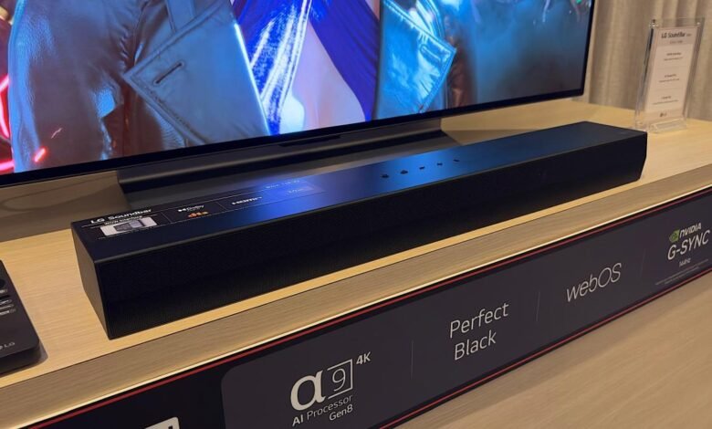 LG previews the compact S20A soundbar at CES 2025