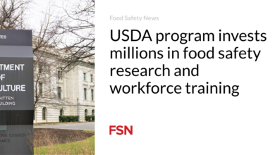 USDA program invests millions in food safety research and workforce training