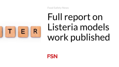 Full report on Listeria models work published