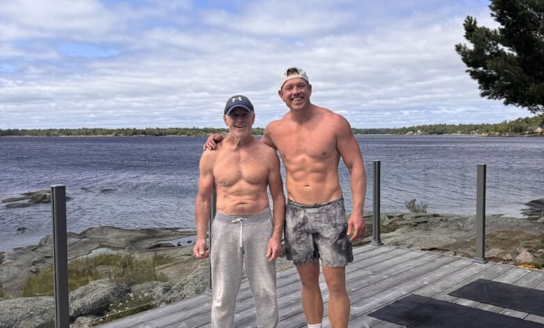 This Grandfather and Grandson Duo Work Out Together for Intergenerational Gains