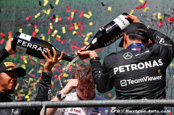 La F1 va retrouver son champagne historique, le Moët & Chandon, sur les podiums