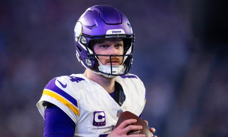 Vikings HC shares huge Sam Darnold update amid J.J. McCarthy’s recovery